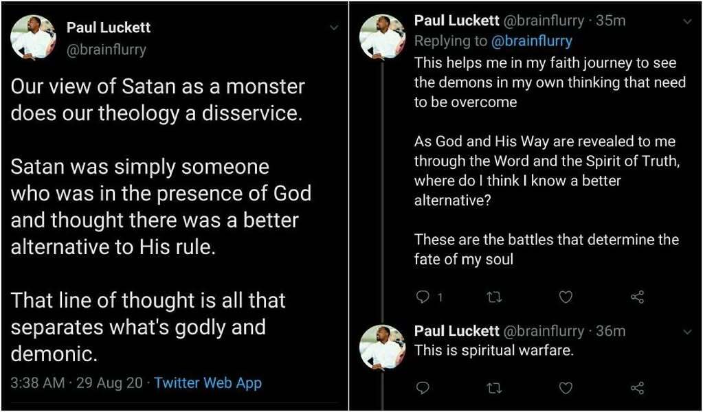 Our view of Satan as a monster does our theology a disservice. Satan was simply someone who was in…