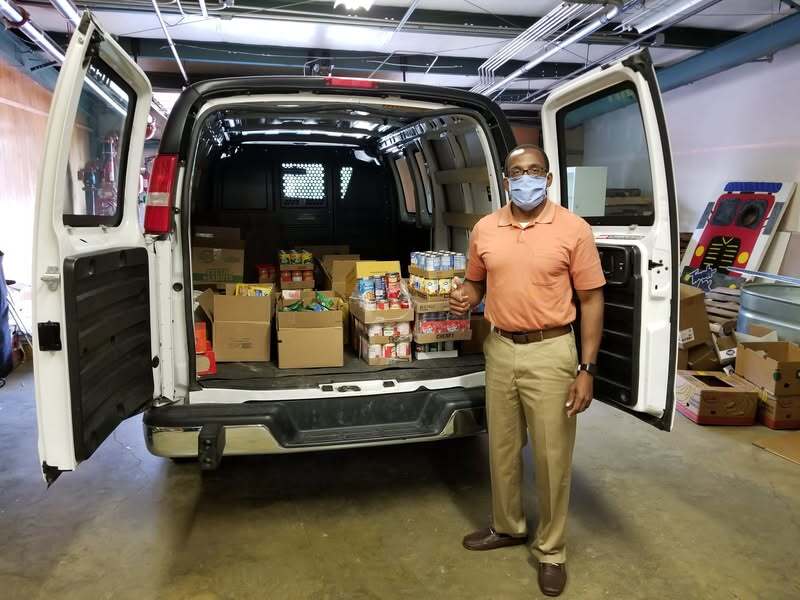 U-Haul provided for United Way of North Central Mississippi distribution pick-up for food drive at…