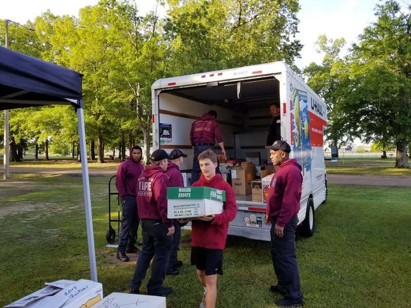 U-Haul provided for United Way Touch-A-Truck and United We Read by Kim Moreland.