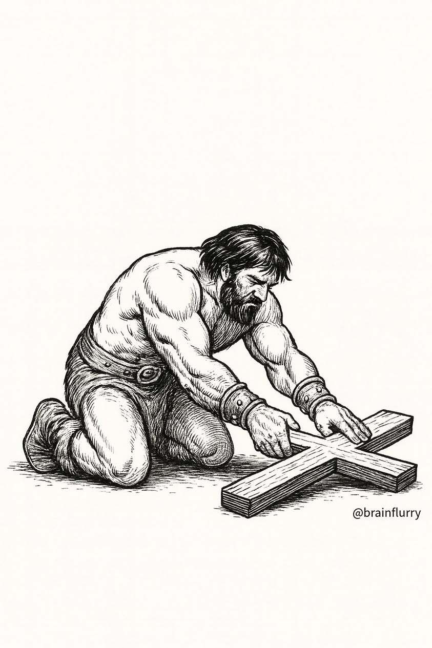 You're holding it wrong... The cross has no place in justifying our worldview or political…