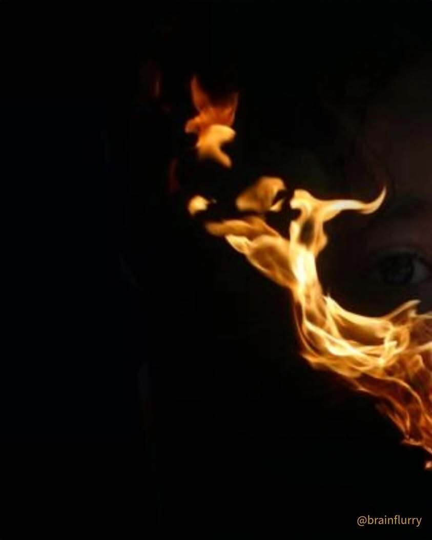 When I look at our world in flames, I see me. This is the result of my hellish nature in…